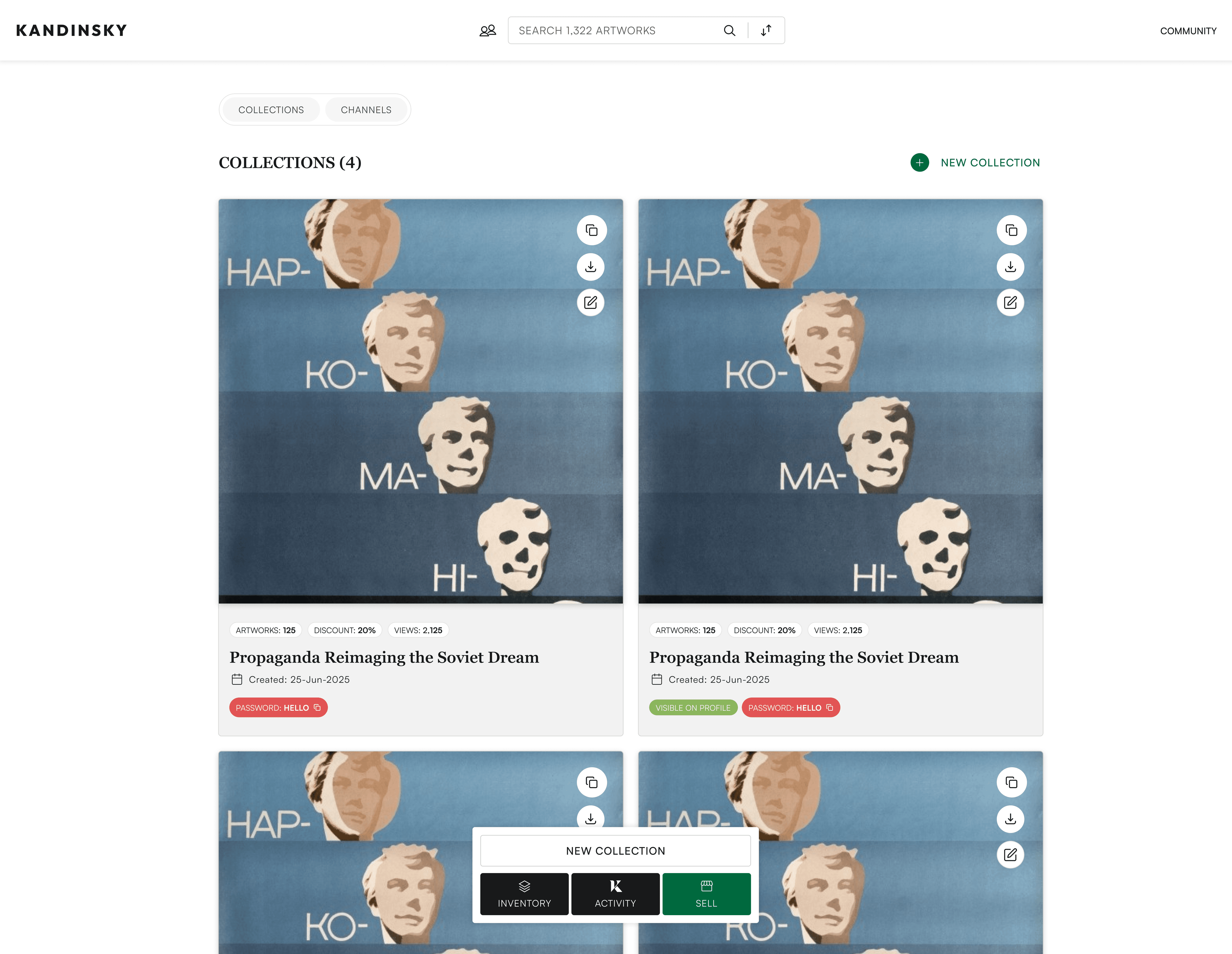 Sell feature